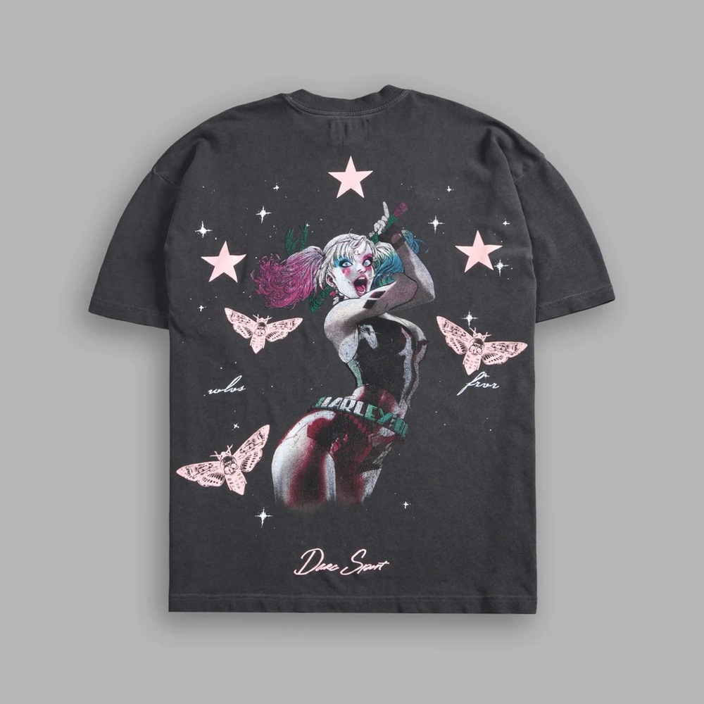 Black Graphic Dog T-Shirt